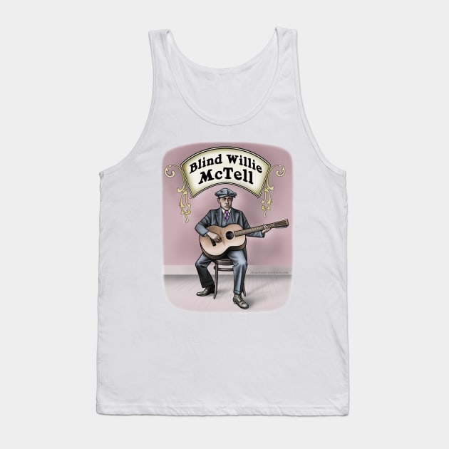 Blind Willie McTell Tank Top by donar